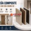 Phôi cửa nhựa gỗ composite chất lượng cao chuyên dùng cho cửa chung cư