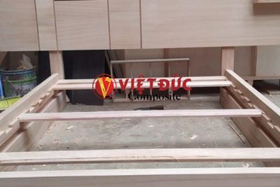 Các bước làm giường từ phôi composite