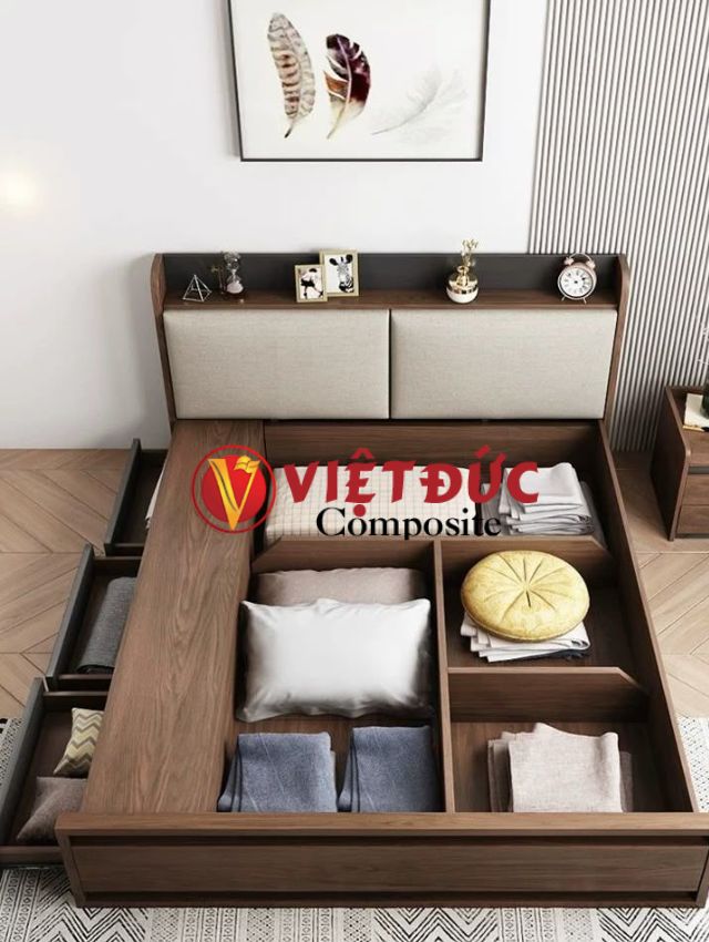 Giuong ngu lam bang tam phoi composite Giường ngủ bằng tấm phôi composite