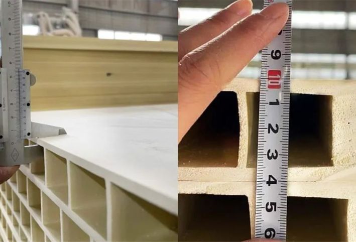 Kiểm tra độ dày tiêu chuẩn của cửa nhựa composite