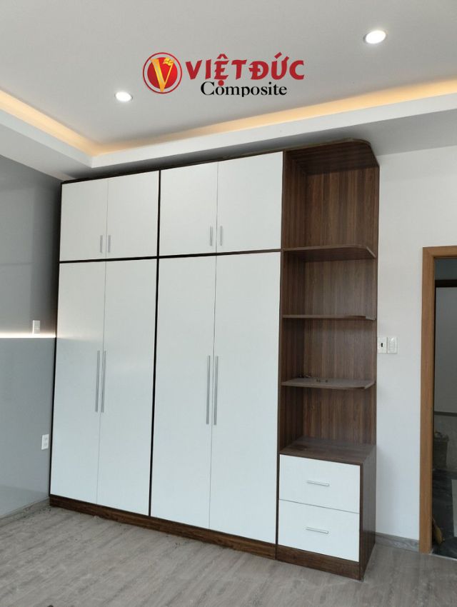 Một số kinh nghiệm khi lựa chọn sử dụng tủ quần áo gỗ nhựa composite 