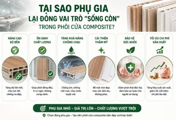 Tại sao phụ gia lại đóng vai trò sống còn trong phôi cửa composite