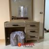 BÀN TRANG ĐIỂM NHỰA GIẢ GỖ